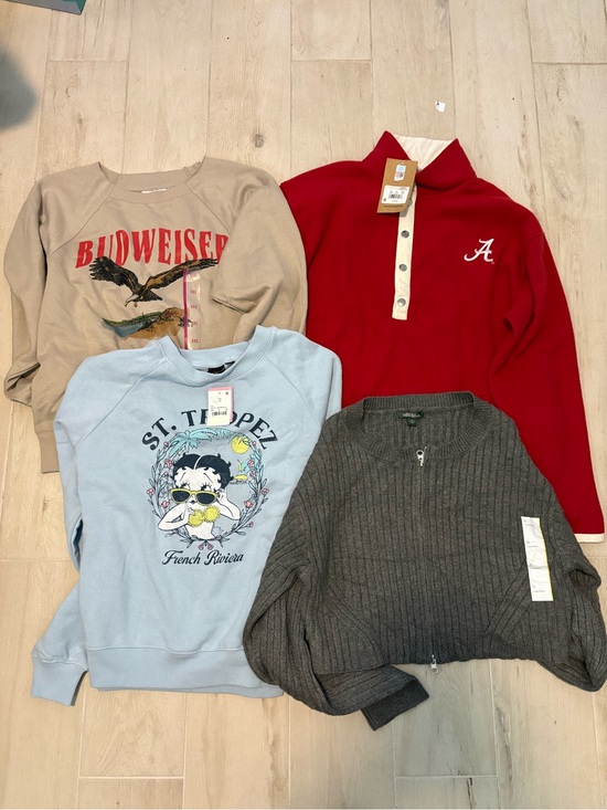 Sweaters - Alabama Crimson Red Quarter-Snap Women's Sweater